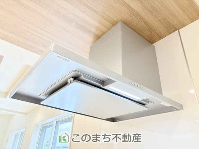 ブルーミングガーデン宇都宮市清住3丁目のキッチン|お料理の匂いもスッキリ♪シンプルデザインで掃除も簡単‼