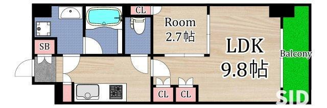 【間取り】 | ウエリスアーバン守口