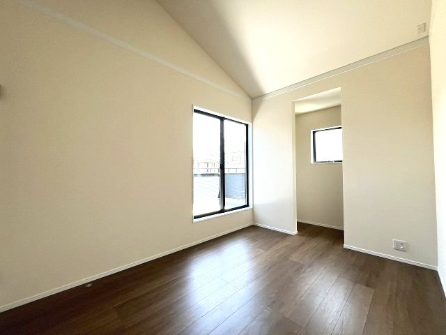 【寝室】 | 福岡市東区香椎5丁目　1号棟（全1棟）【仲介手数料無料・0円】 | 施工例。施工例は完成時と異なる場合があります。