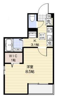 【間取り】 | スターライト松戸 | 間取りです。