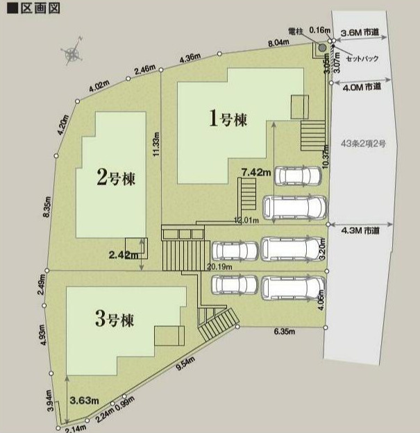 拾六町３丁目第１期 号新築売戸建住宅 の区画図