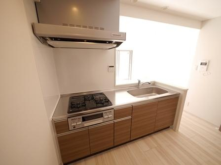 D.Largo鶴見のキッチン|便利な3口ガスコンロ♪