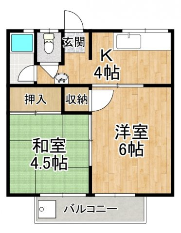 【間取り】 | 鳴尾ハイツ