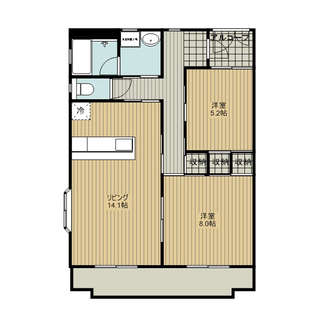 ファインプレストⅡの間取り