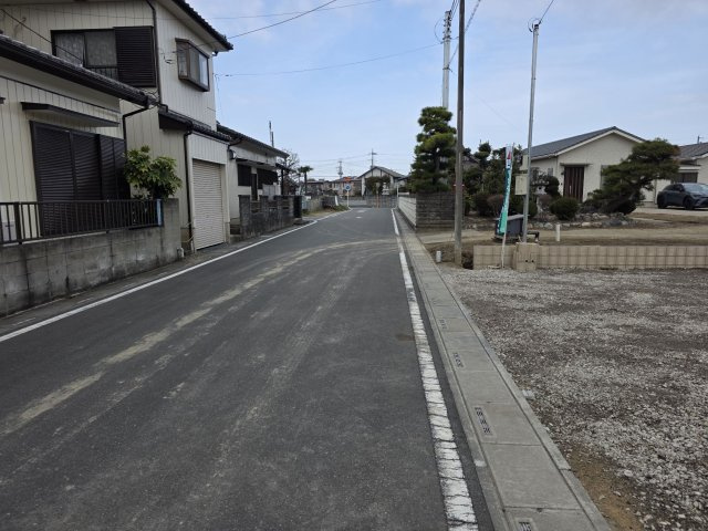 リーブルガーデン．S　行田棚田町　の前面道路含む現地写真|現地前面道路（2026年03月02日）撮影