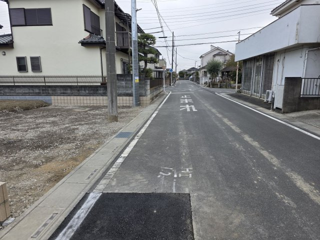 リーブルガーデン．S　行田棚田町　の前面道路含む現地写真|現地前面道路（2026年03月02日）撮影