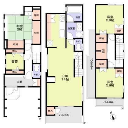 世田谷区上馬４丁目戸建て