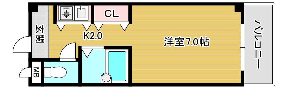 ラガールあびこの間取り