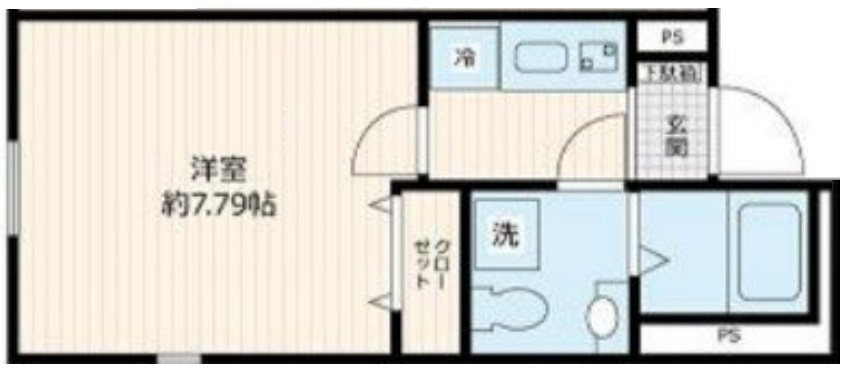 ベルシードステアー武蔵関の間取り