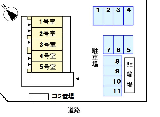 【区画図】 | ローヤル ヒルコートM