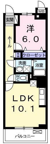 【間取り】 | ローヤル ヒルコートM