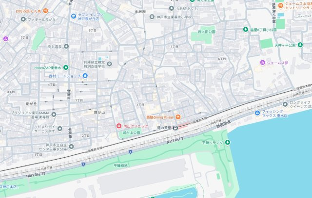 神戸市垂水区塩屋町　第1期　新築一戸建ての地図
