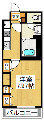 ヴィラ船橋の間取り