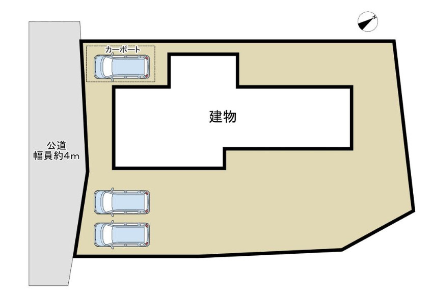 太田市 藪塚町（藪塚駅） 2階建 ４ＳＬＤＫの区画図