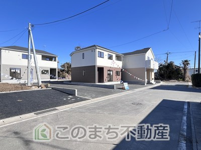 【前面道路含む現地写真】 | CRADLEGARDEN結城市結城第43　6号棟