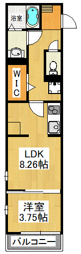 グレイス下総中山の間取り