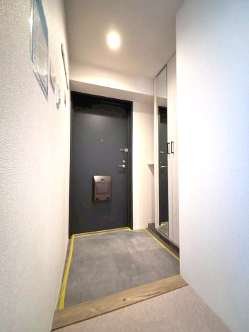 朝日プラザ東札幌Ⅲの玄関