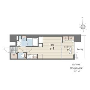 S-RESIDENCE天満橋arの間取り
