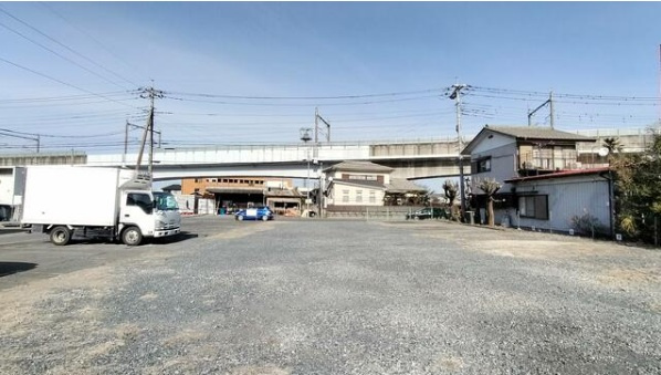 熊谷市広瀬　建築条件なし売地の外観