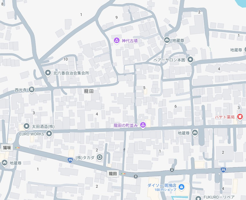 ●生駒郡斑鳩町龍田　第2期・第3期　新築一戸建ての地図