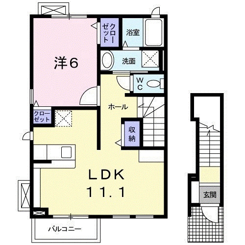【間取り】 | エクロジオンⅠ | 間取図