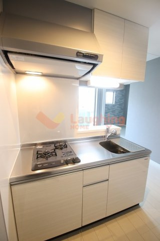 久留米市西町のアパートのキッチン|きれいなキッチンです