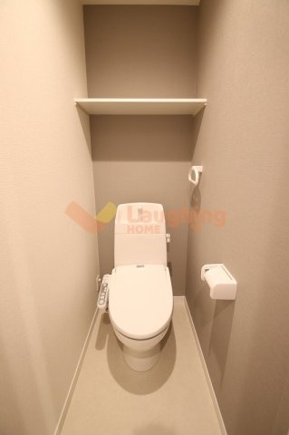 久留米市西町のアパートのトイレ|コンパクトで使いやすいトイレです