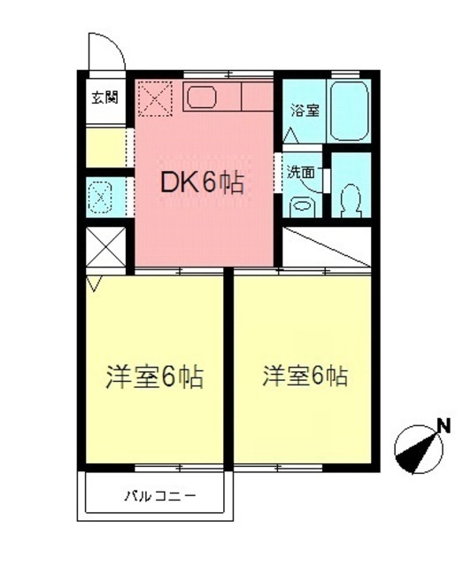 ドミールⅡの間取り
