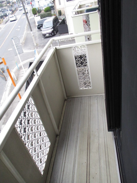 ドミールⅡのバルコニー