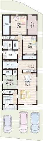 ●29(土)30(日)現地案内可能！　生駒郡斑鳩町龍田の間取り|3期2号地
