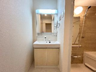 【洗面所】 | 仮）大野城市筒井アパート新築アパート | 洗髪洗面化粧台（イメージ）