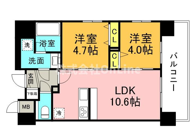 【間取り】 | スプランディッド玉造DUE