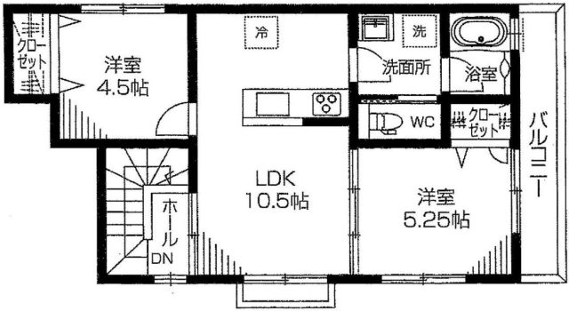 ナナフクの間取り