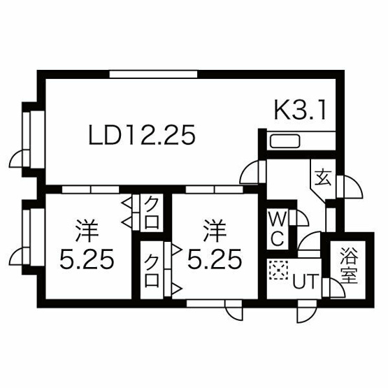【間取り】 | ステラガーデン山鼻