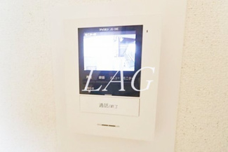 【セキュリティ】 | コーポレート中央林間１号棟 | モニター付きインターフォンです。
