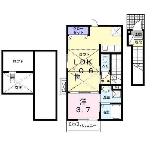 【間取り】 | フラン　コリーヌ