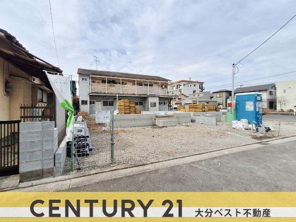 今津留第1-2号棟の外観|現地工事中写真(2026年2月撮影)