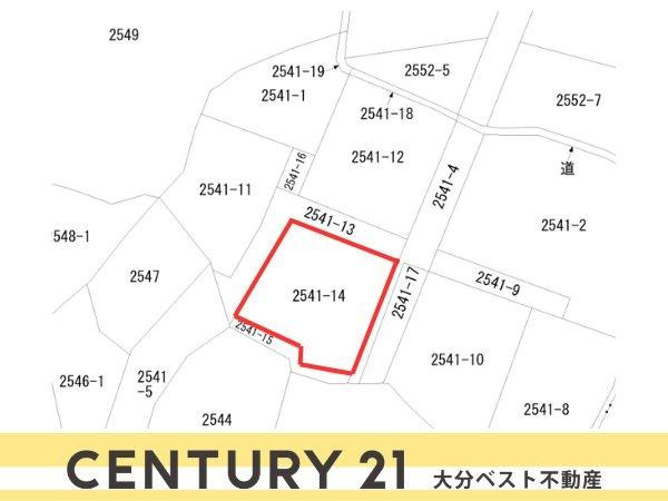 大字細　土地の土地図|※図面と現況が異なる場合は現況を優先させていただきます。
