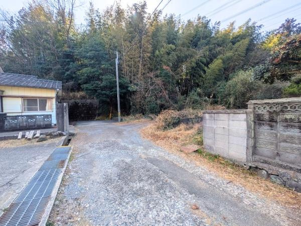 大字細　土地の前面道路含む現地写真|前面道路含む現地(2026年2月撮影)