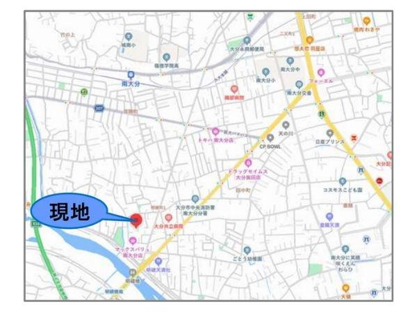 明磧町1丁目3期2号棟のその他|現地案内図です。