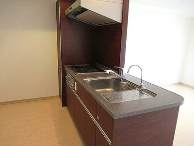 【キッチン】 | ライオンズ赤坂セントマークス | システムキッチン※前回募集時の写真２０２１年１月撮影