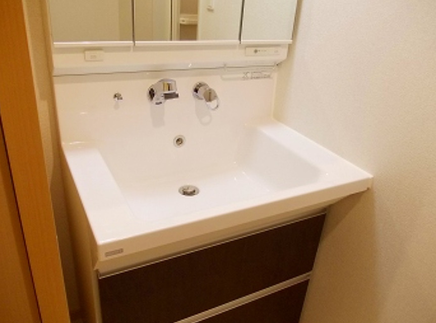 クレール姫路の洗面所