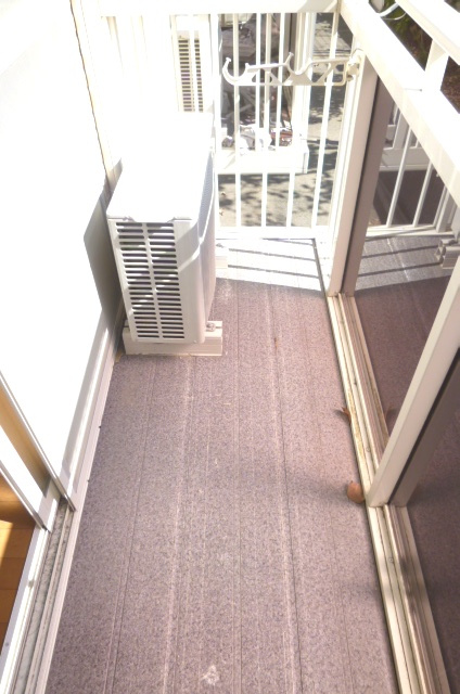 オーベルジュ錦のバルコニー|お洗濯にも便利なバルコニー付き