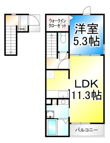 ル・フランⅡの間取り