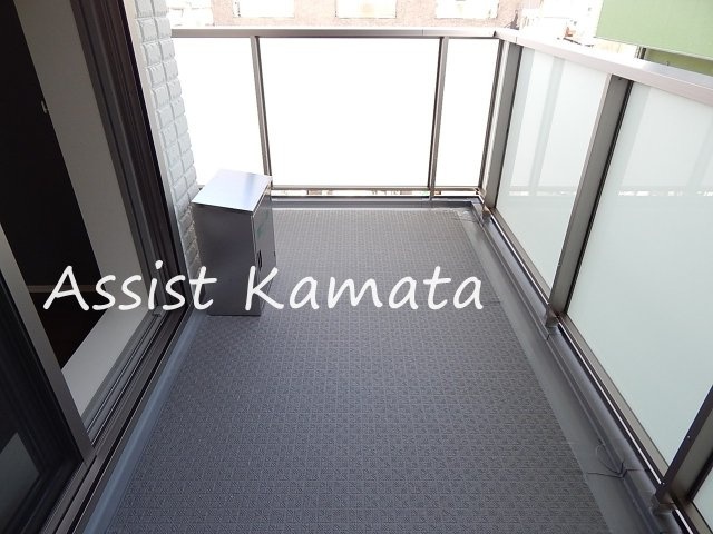 HM1-456のバルコニー|写真は同タイプの別号室です