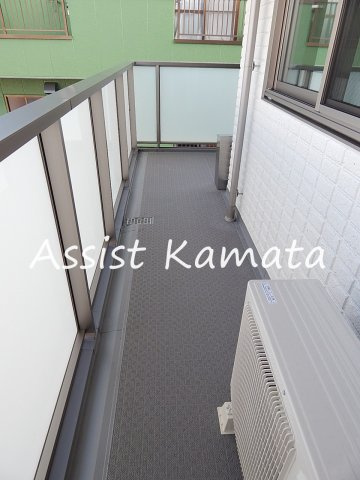 HM1-456のバルコニー|写真は同タイプの別号室です