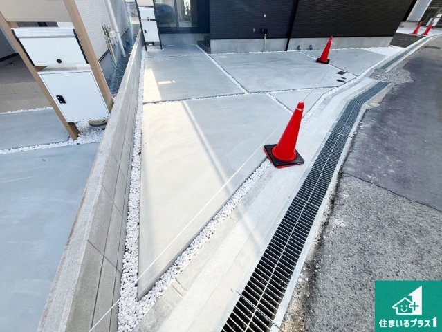 神戸市垂水区塩屋町　第1期　新築一戸建ての駐車場|駐車スペース！散水栓があるので、こまめに愛車を洗えます！