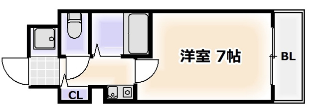 【間取り】 | 大国町青山ビル別館