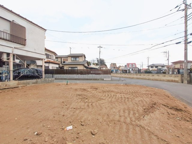 ふじみ野市苗間の売地の外観|更地につき解体費用等かからず、すぐに建築可能です。