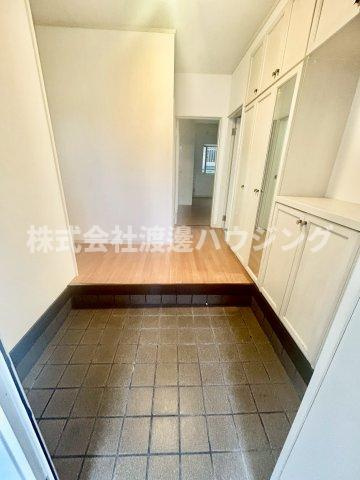 安立1丁目一戸建の玄関